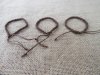 4x12Pcs Handmade Hemp Knitted Drawstring Unfinished Bracelets 5m 4x12Pcs Handmade Hemp Knitted Drawstring Unfinished Bracelets 5m
