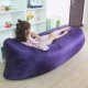Purple Easy Inflatable Sofa Air Bag Bed Sleeping Chair Outdoor B