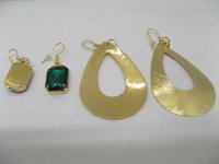 24 Pairs Teardrop & Rhinestone Earrings-2designs