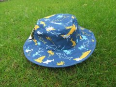1Pc Good Quality Kids Bucket Sun Hat Travel Shark Blue Design 1Pc Good Quality Kids Bucket Sun Hat Travel Shark Blue Design