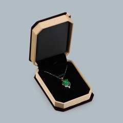 10Pcs Velvet Necklace Pendant Gift Box Case 10x7.3cm
