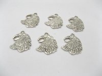 100 Charms Metal Eagle Head Jewellery Pendants
