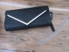 1X Black Shinny Evening Shoulder Bag Envelope Handbag Clutch Bag