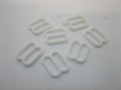 500Pcs White Garter & Bra Strap Sliders 10mm 500Pcs White Garter & Bra Strap Sliders 10mm