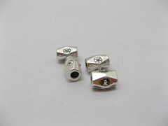 50pcs Metal Ornate Tube Spacer Beads yw-ac-mt8 50pcs Metal Ornate Tube Spacer Beads yw-ac-mt8