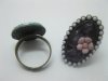 24X Shabby Style Rings Mixed Colour ri-m-ch38