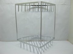 1Pc New 2-Layer Corner Bath Bathroom Rack Display