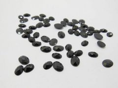 10000 Black Oval Flat Back Diamontes Rhinestones 8x5mm 10000 Black Oval Flat Back Diamontes Rhinestones 8x5mm