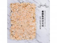 1Pc Artificial Champagne Hydrangea Flower Backdrop Wall Panel 1Pc Artificial Champagne Hydrangea Flower Backdrop Wall Panel