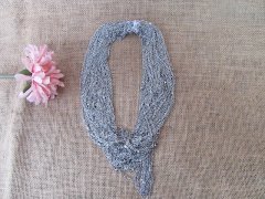 50Pcs Jewellery Woven Chain Finished Necklace With Lobster Clasp