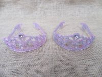12X Pink Shiny Dress Up Tiaras Fancy Dress Head Pieces
