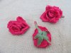 30Pcs Red Artificial Rose Flower Head Buds Embellishment DIY