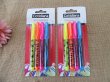 10Sheets x 4Pcs Permanent Markers Pens Mixed Color