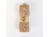 4Rolls X 2Meters Natural Color Burlap Rope Ribbon Hemp Cord Gift