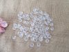 450g (Approx 295pcs) Clear Round Rondelle Faceted Crystal Beads