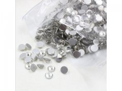 2Pack X 200g White Plastic Flatback Rhinestones Wholesale