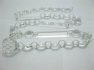 1Meter Octagonal Bead Diamond Garland Wedding Decoration