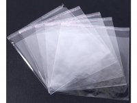 200 Clear Self-Adhesive Seal Plastic Bags 31x32cm
