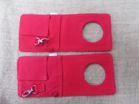 10Pcs Red Plain DIY Door Knob Hanging Decor With Keyring 10Pcs Red Plain DIY Door Knob Hanging Decor With Keyring