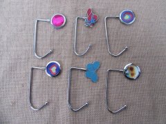 12Pcs Hand Bag Holder Hook Hanger Assorted