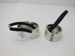 1Pc Fashiong Hair Cuff Pony Tail Rope Band Hair Tie - Silver