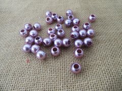 250g (400Pcs) Lavender Simulate Pearl Beads Barrel Pony Beads 250g (400Pcs) Lavender Simulate Pearl Beads Barrel Pony Beads