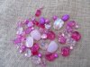 5Packets X 50Pcs Acrylic Beads for Jewellery Making Assorted