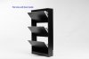 1X Balck Shoe Cabinet Rack Storage Organiser Hold 18prs Shelf 3