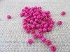 1000Pcs New Fuschia Wooden Beads 6x7mm