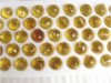 10 Yellow Lead Crystal Ball Suncatchers 20X25mm 10 Yellow Lead Crystal Ball Suncatchers 20X25mm