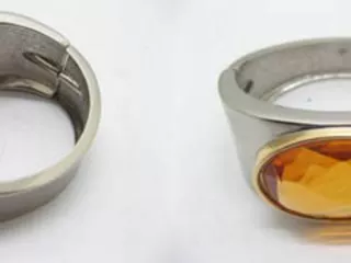 6 New Metal Bangles with Rhinestone br-m-ch29