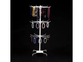 1Pc New 3-layer Wire Display Rack - White