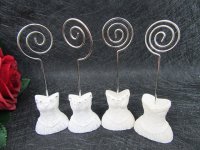 8Pair Bridal Number Name Seat Card Holder Wedding Party Supplies