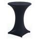 1Pc Black Cocktail Table Covers Stretch Dry Bar Spandex Cloth