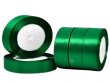 5Rolls X 25Yards Green Satin Ribbon 25mm