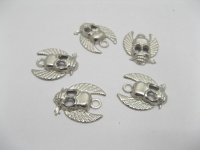 100 30mm Charms Ghost Skull Pendants finding