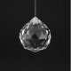 1X New Huge Clear Crystal Balls Suncatcher 60x65mm