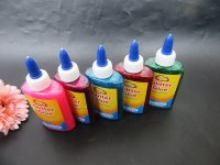 12Pcs x 118ml GLITTER GLUE Sparkling Adhesive Non toxic Craft Ar