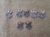 100Pcs Alloy Flat Angel Beads Charms Pendants Wholesale