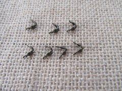 100Packs X 20Pcs Bronze Charlotte End Crimps Bead Tips 4mm Clams 100Packs X 20Pcs Bronze Charlotte End Crimps Bead Tips 4mm Clams