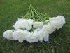 6Pcs Carnation Artificial Flower Home Decoration - White