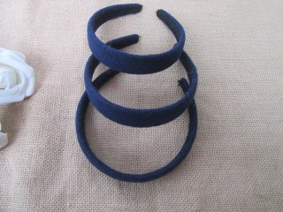 1Pc Wide Blue Clothed Headbands Hair Band Hair Accessories