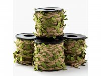 6Roll X 9.5M Burlap Rope Hemp Cord Thread Jute String w/Green Le
