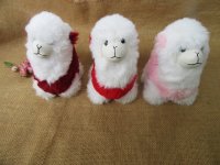 6Pcs Cute Lamb Rabbit Etc Stuffed Toy Key Ring Assorted