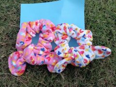 (image for) 1Pc Microfiber Scrunchies Moisture-Wicking Scrunchies Hair Tie