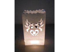 (image for) 10X Doves Candle Bag Lantern Bags Wedding Party Favor wholesale