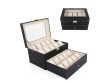 1X Watch Storage Display Case 20 Compartment w/Cover (image for) 1X Watch Storage Display Case 20 Compartment w/Cover