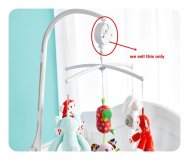 4Pcs Electronic Musical Movement Box for Babies Crib Accessories