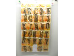 (image for) 5Sheets x 29 Letters Stick on With Self Adhesive