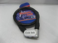 (image for) 1Pc New Cycle Lock Steel Cable Bicycle Mountain Bike w/2 Keys